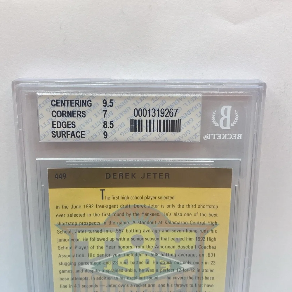 1993 Upper Deck Derek Jeter Rookie Card #449 (MISC15)
